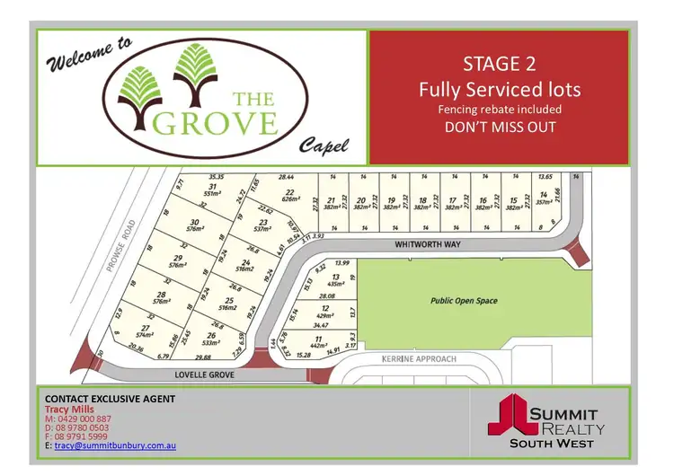 Main view of Homely land listing, Lot 29 The Grove Estate, Capel WA 6271