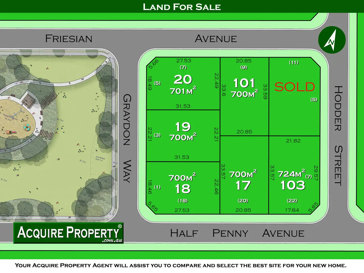Main view of Homely land listing, 20 Half Penny Ave, Kellyville NSW 2155