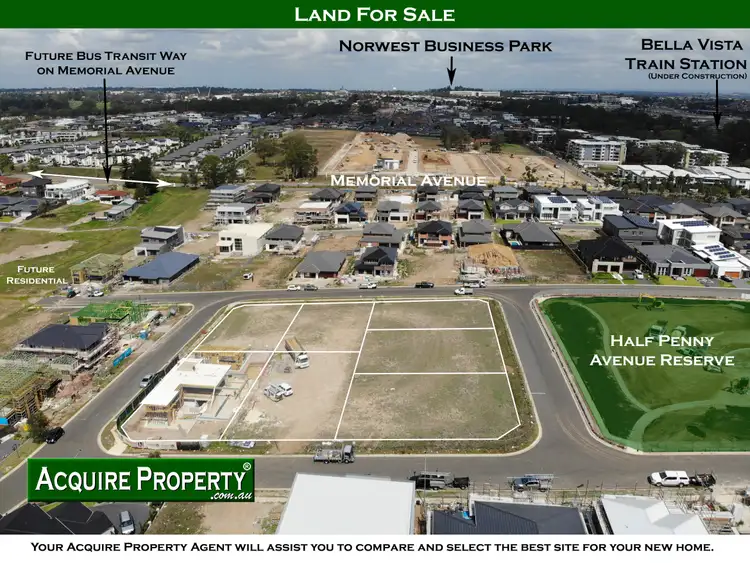 Third view of Homely land listing, 1 Graydon Way, Kellyville NSW 2155