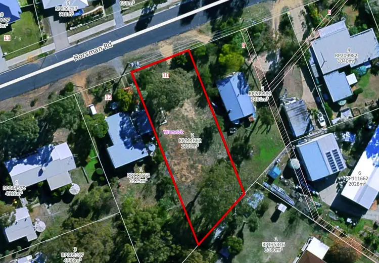 Main view of Homely land listing, 10 Horsman Rd, Warwick QLD 4370