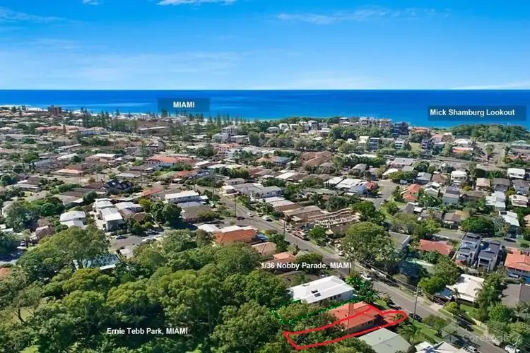 Third view of Homely townhouse listing, 1/34 Nobby Pde, Miami QLD 4220