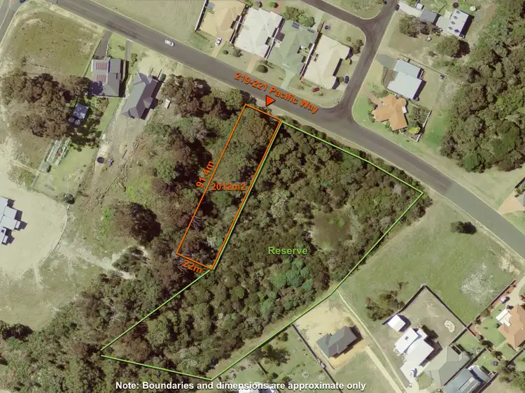 Main view of Homely land listing, 219-221 Pacific Way, Tura Beach NSW 2548