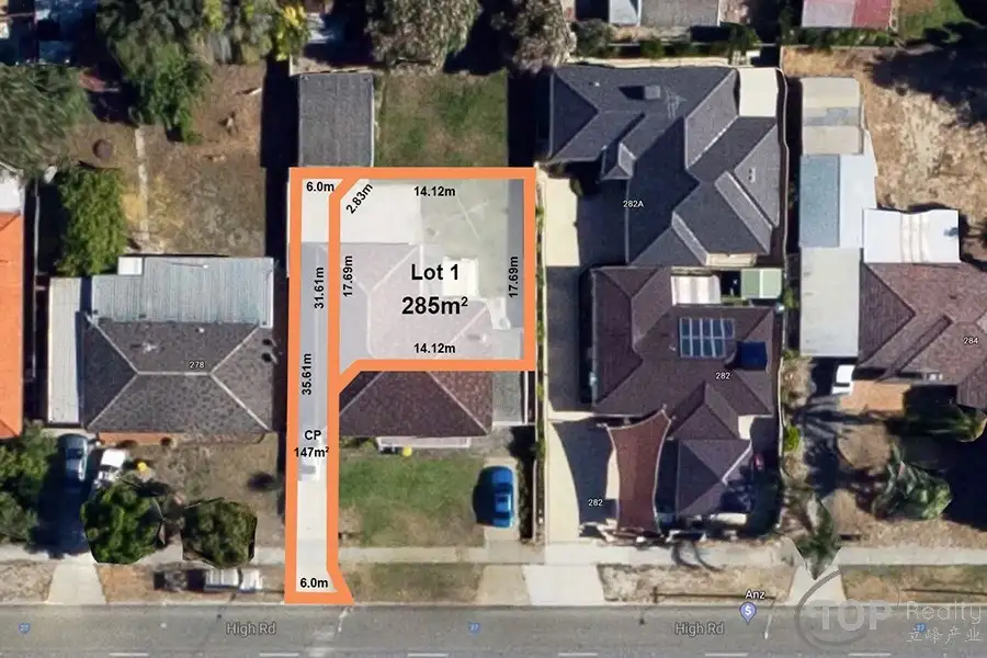 Main view of Homely land listing, 280A High Rd, Riverton WA 6148