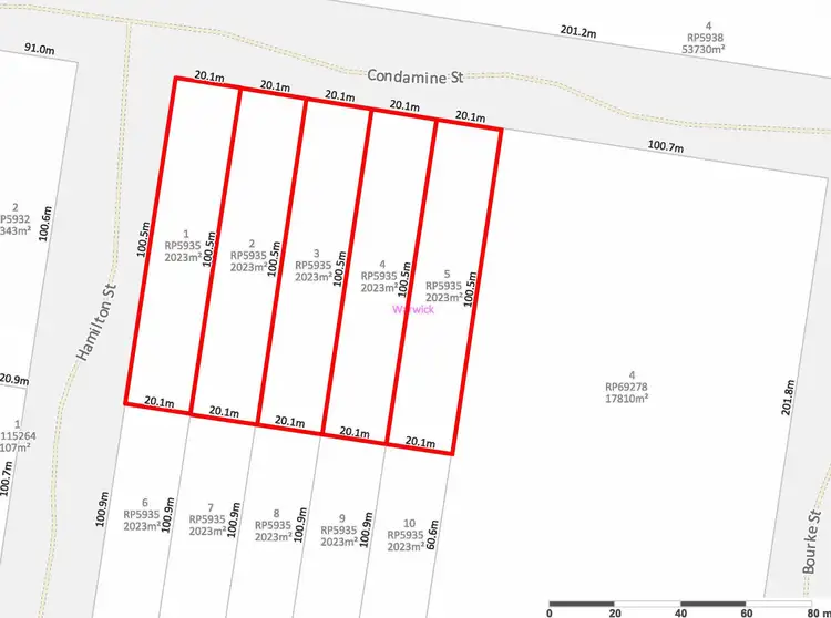Third view of Homely land listing, Lot/1-5 Condamine Street, Warwick QLD 4370