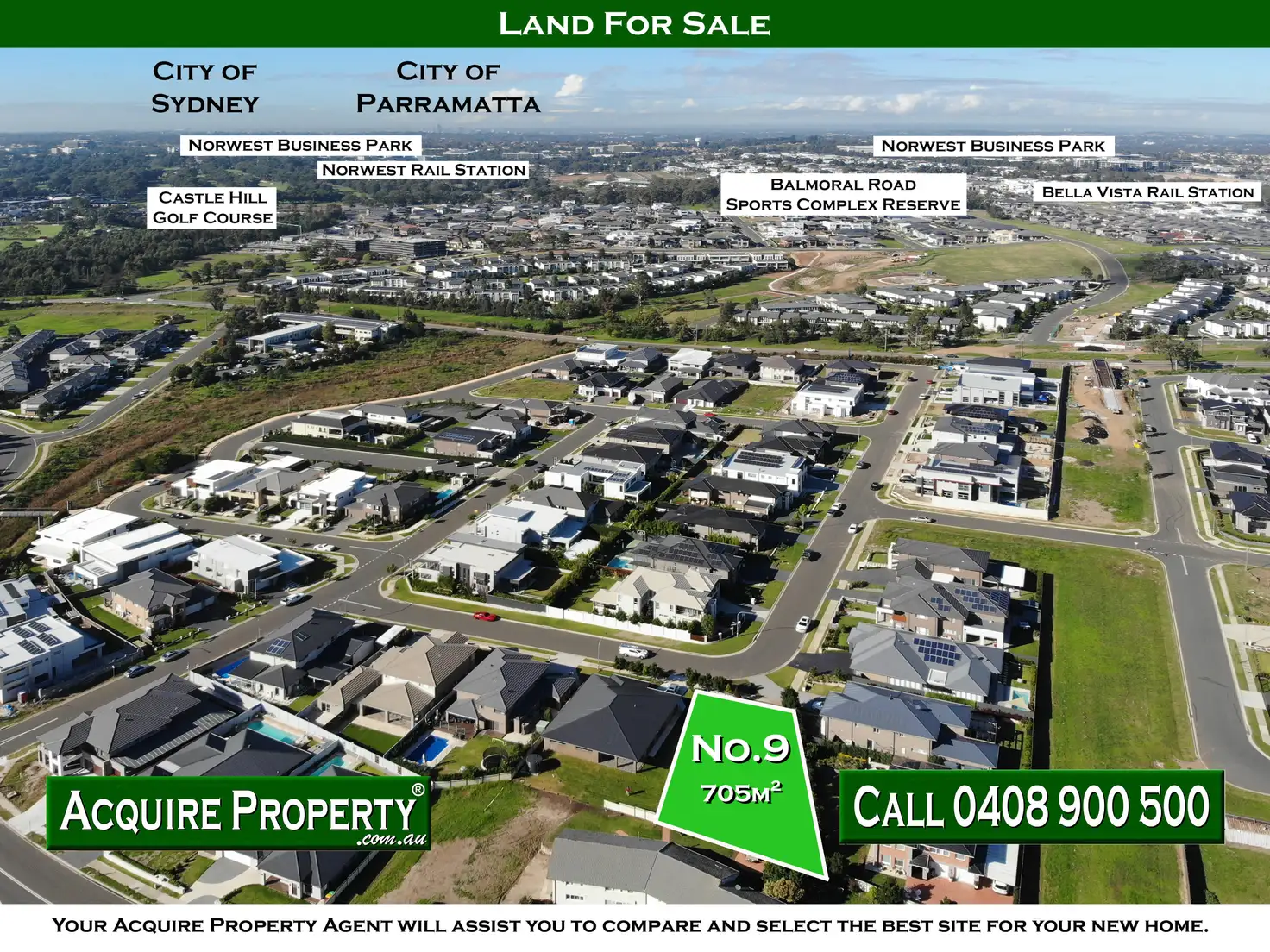Main view of Homely land listing, 9 Bruhn Circuit, Kellyville NSW 2155
