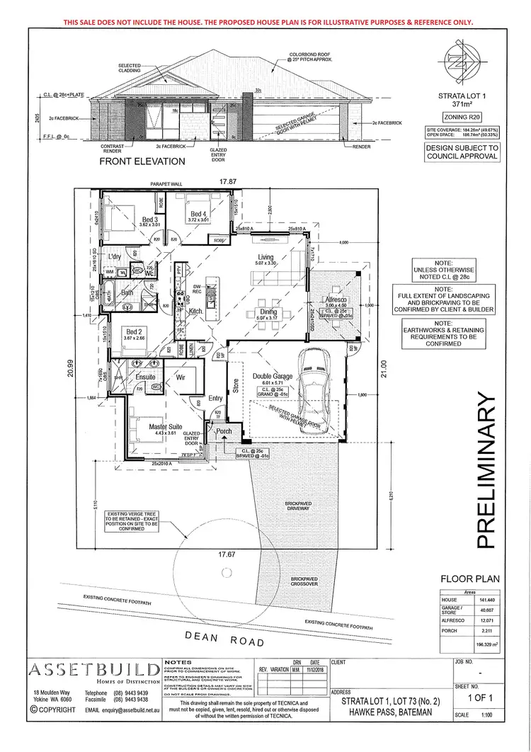 Sixth view of Homely land listing, Prop Lot 2, 2 Hawke Pass, Bateman WA 6150