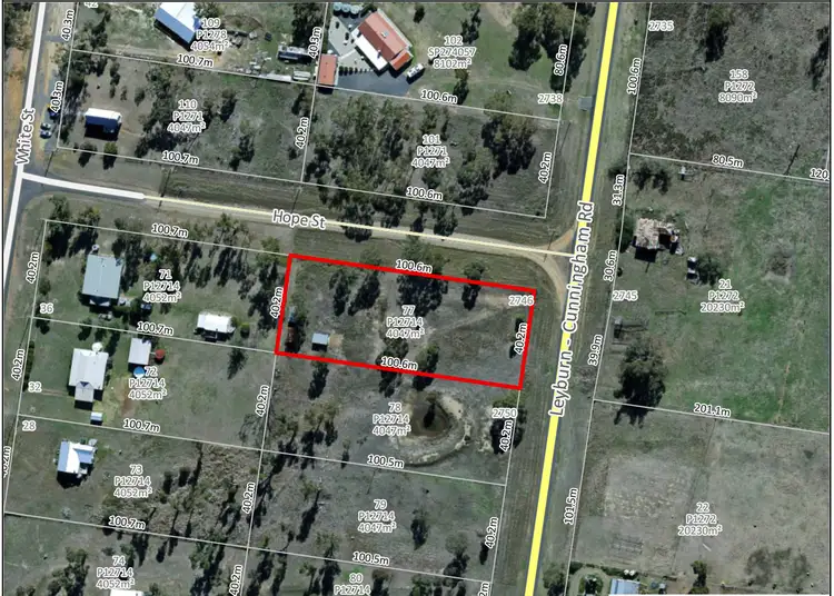 Main view of Homely land listing, 2746 Leyburn-Cunningham Rd, Pratten QLD 4370