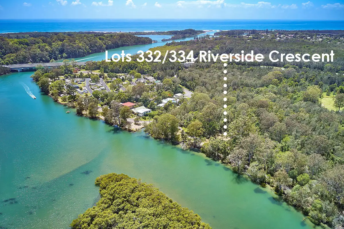 Main view of Homely land listing, Lots 332 & 334 Riverside Crescent, Brunswick Heads NSW 2483