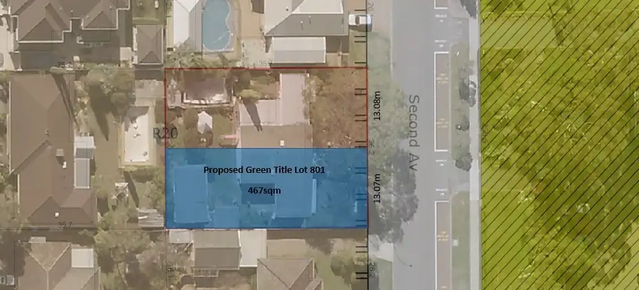 Main view of Homely land listing, 93 Second Avenue, Rossmoyne WA 6148