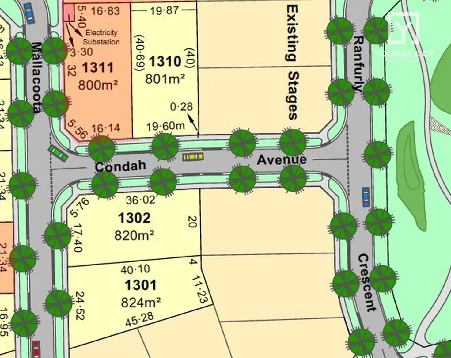 Main view of Homely land listing, Lot 1311 Condah Ave, Kialla VIC 3631