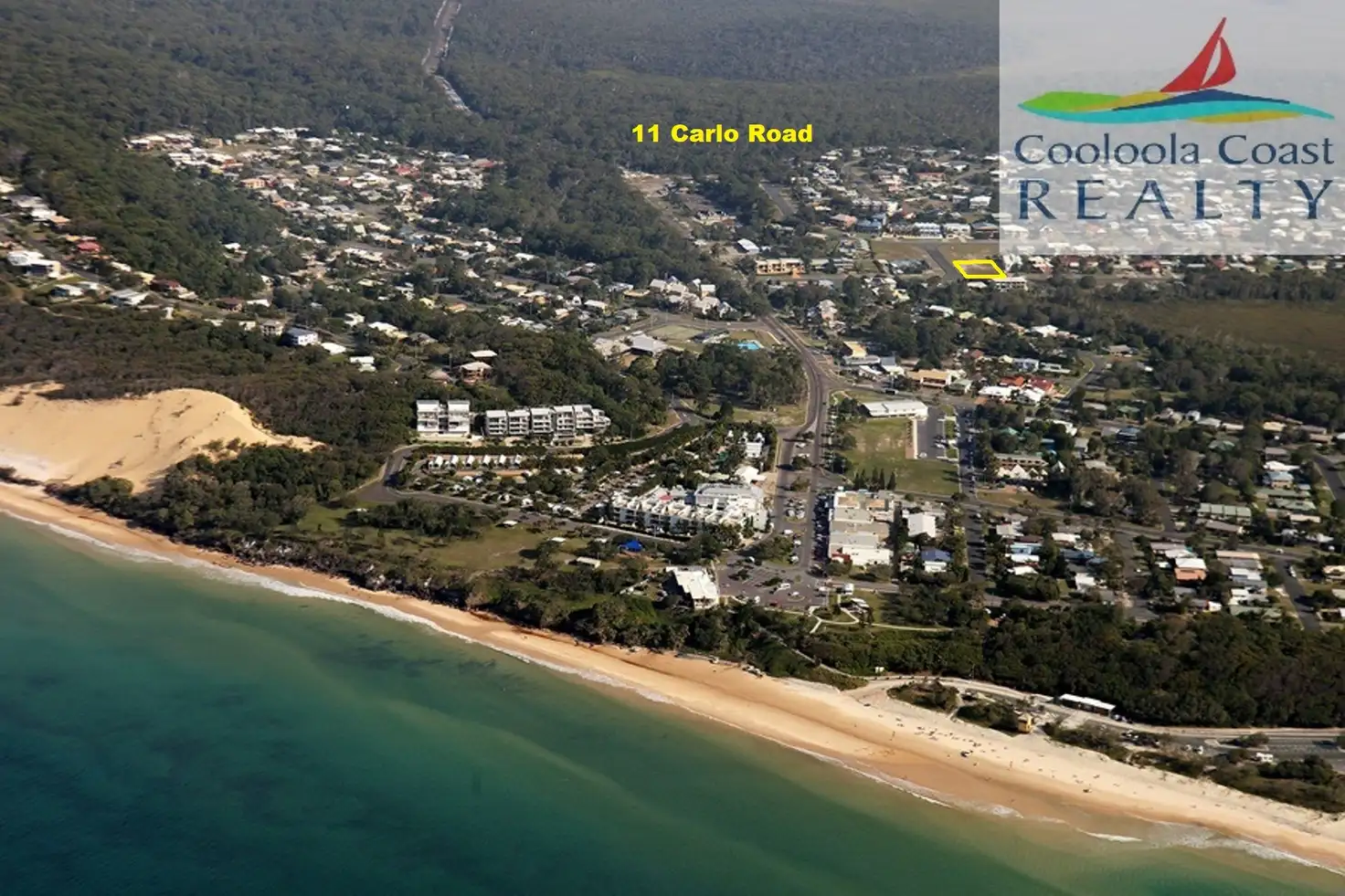 Main view of Homely land listing, 11 Carlo Rd, Rainbow Beach QLD 4581