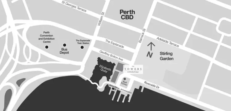 Second view of Homely apartment listing, The Tower Elizabeth Quay, Perth WA 6000