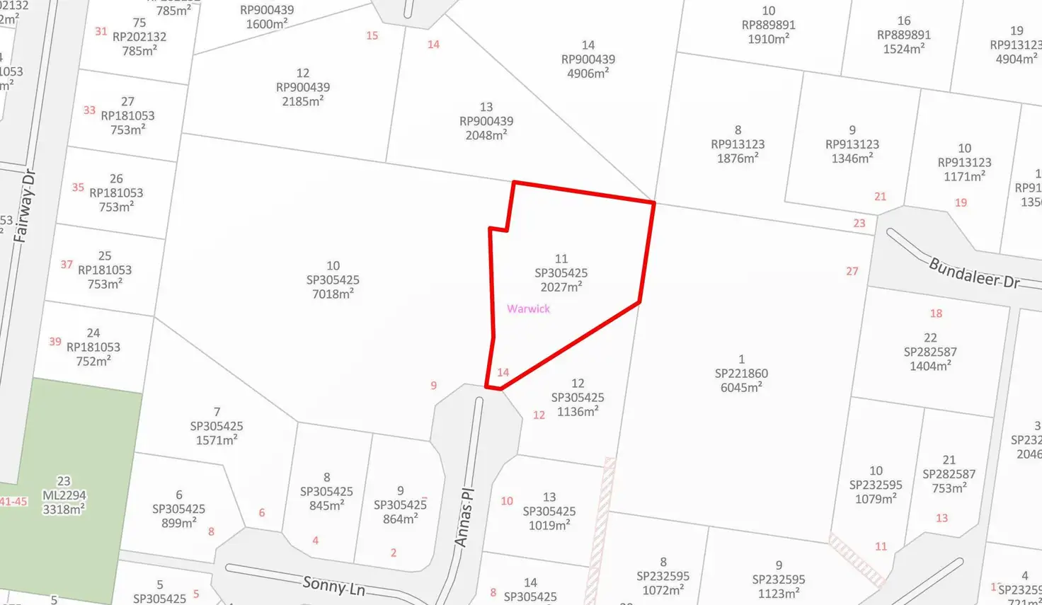 Main view of Homely land listing, 14 Annas Pl, Warwick QLD 4370