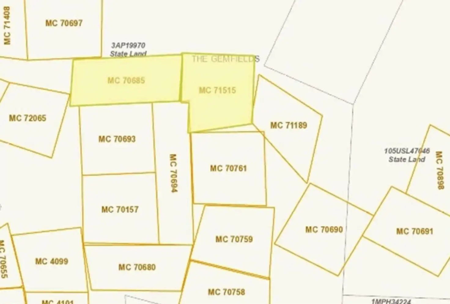 Main view of Homely land listing, MC 70685& 71515 Ruby Hill Crescent, Sapphire QLD 4702