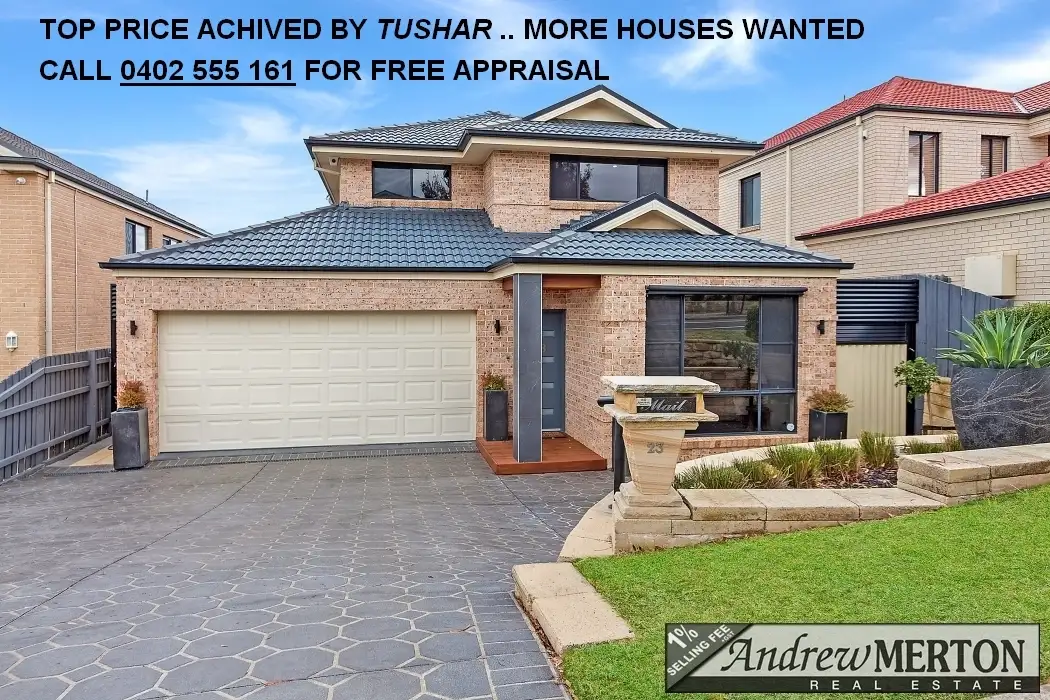 Main view of Homely house listing, 23 Sovereign Ave, Kellyville Ridge NSW 2155