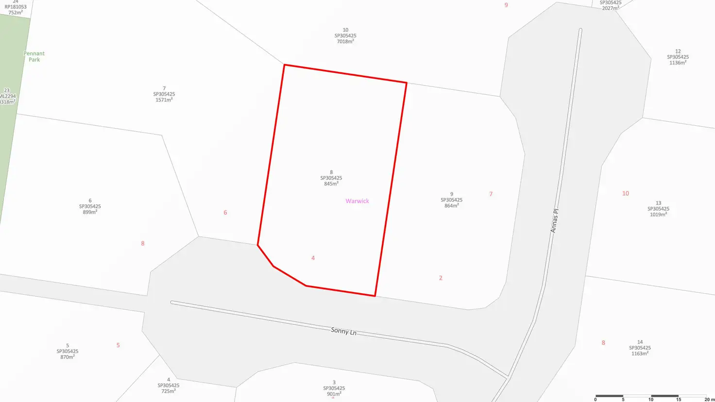 Main view of Homely land listing, 4 Sonny Lane, Warwick QLD 4370