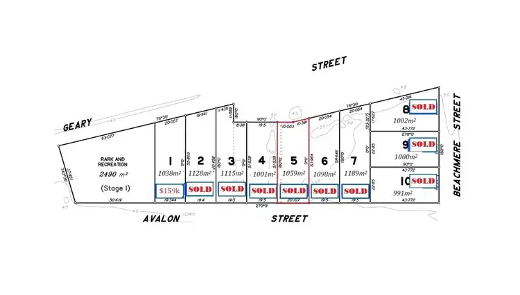 Main view of Homely land listing, Block 5 Avalon Street, Burnett Heads QLD 4670