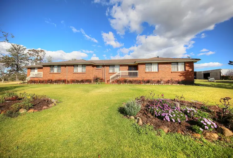 Main view of Homely rural property listing, 45 Victoria Park Rd, The Oaks NSW 2570