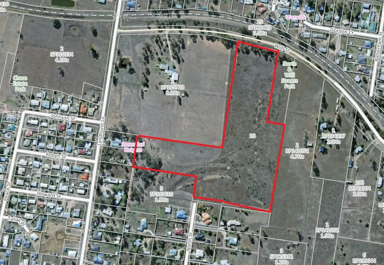 Main view of Homely land listing, Lot 16 North Street, Warwick QLD 4370