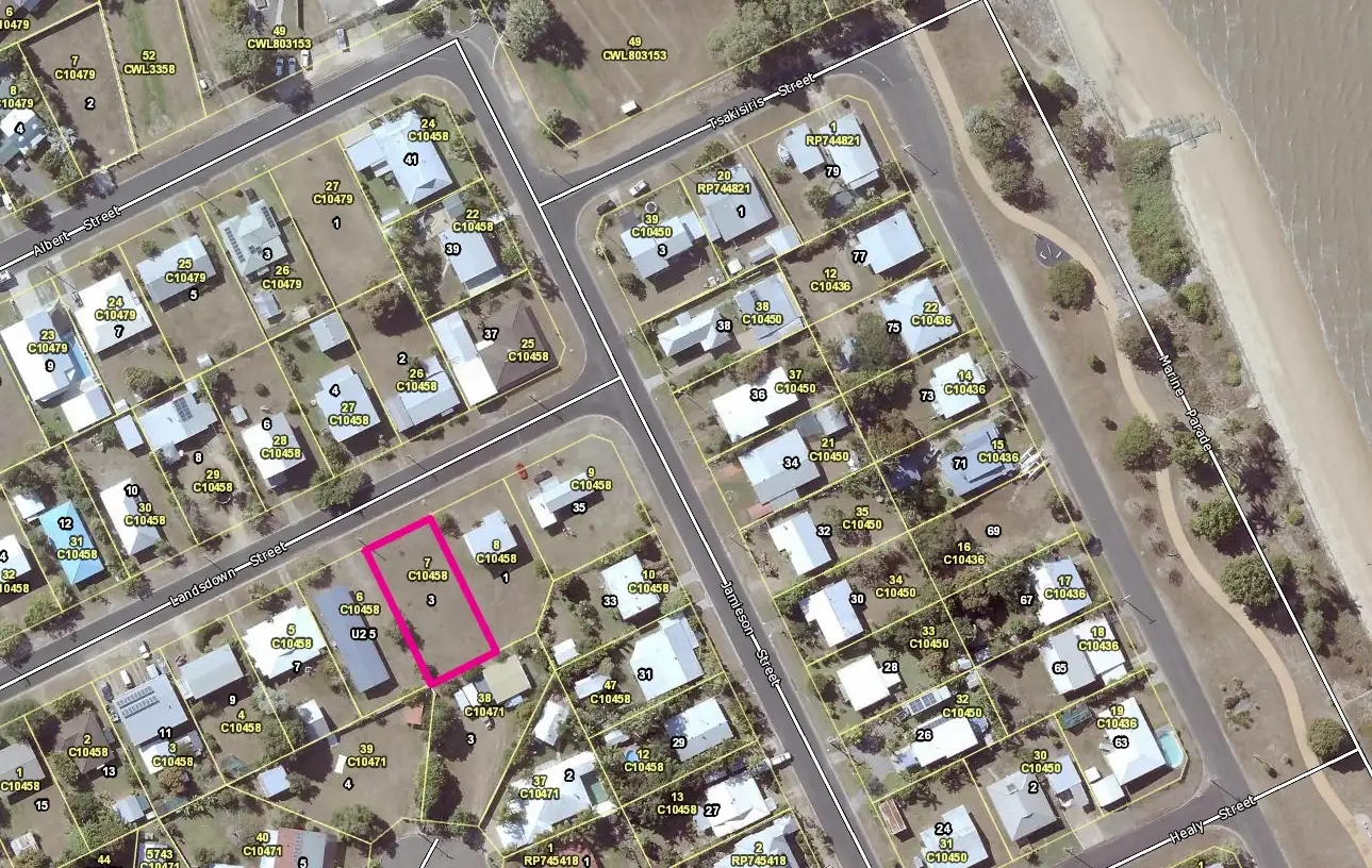 Main view of Homely land listing, 3 Landsdown St, Cardwell QLD 4849