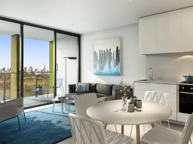 Second view of Homely apartment listing, Unit 1105/91 Galada Ave, Parkville VIC 3052