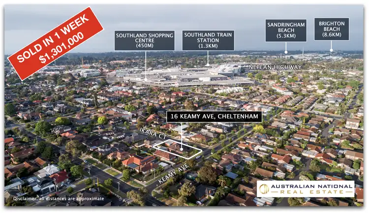 Main view of Homely house listing, 16 Keamy Ave, Cheltenham VIC 3192
