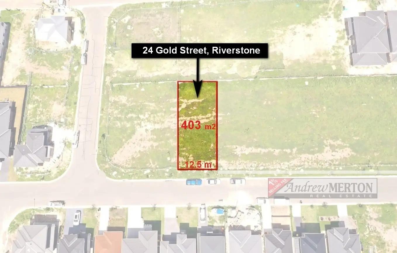 Main view of Homely land listing, 24 Gold St, Riverstone NSW 2765