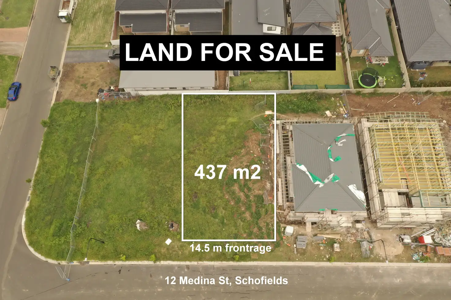 Main view of Homely land listing, 12 Medina St, Schofields NSW 2762