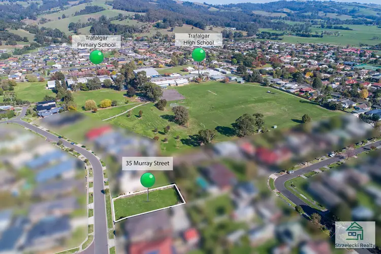 Main view of Homely land listing, 35 Murray St, Trafalgar VIC 3824