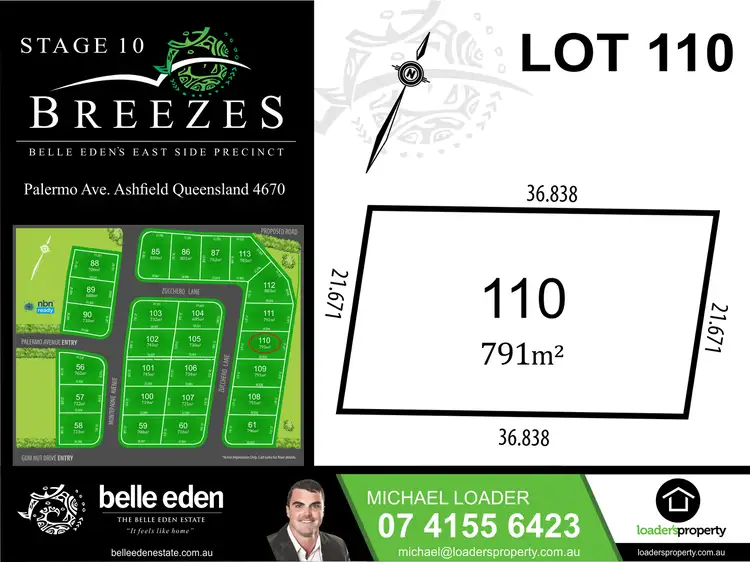 LOT 110 Zucchero Lane, Ashfield QLD 4670