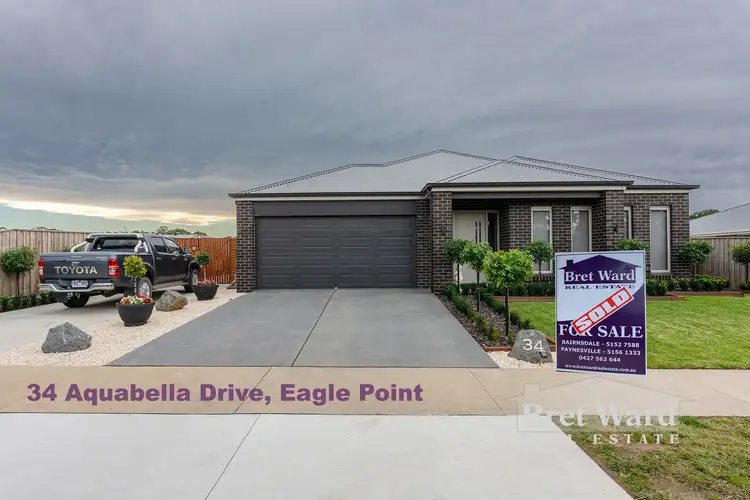 Main view of Homely house listing, 34 Aquabella Dr, Eagle Point VIC 3878