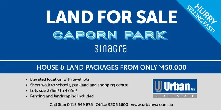 Main view of Homely land listing, 10 Caporn St, Sinagra WA 6065