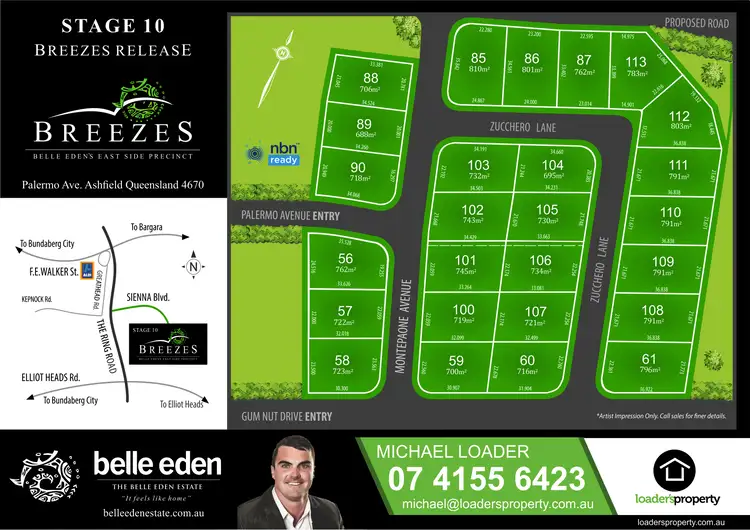 Fourth view of Homely land listing, LOT 106 Zucchero  Lane, Ashfield QLD 4670