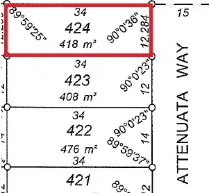 Main view of Homely land listing, 17A Attenuata Way, Dayton WA 6055