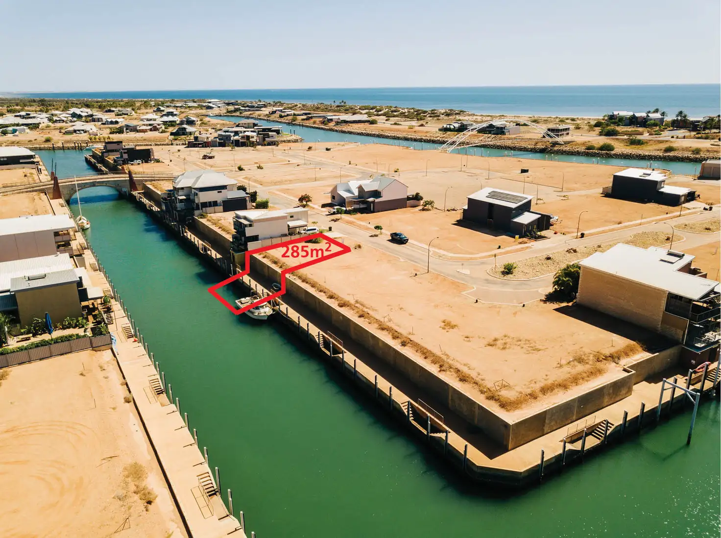 Main view of Homely land listing, 22 Bluefin Cove, Exmouth WA 6707