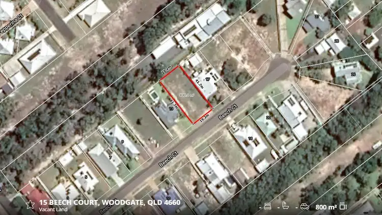 Main view of Homely land listing, 15 Beech Ct, Woodgate QLD 4660