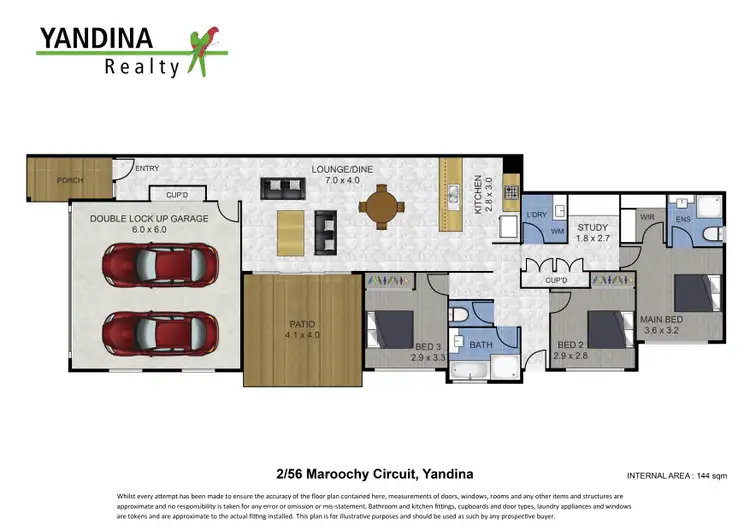 Fourth view of Homely semi-detached listing, Unit 2/56 Maroochy Cct, Yandina QLD 4561
