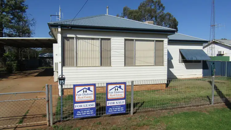 Main view of Homely house listing, 15 Poincaire St, Trangie NSW 2823