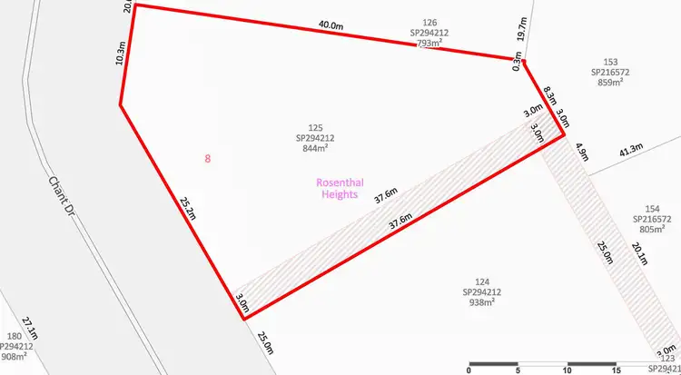 Main view of Homely land listing, 8 Chant Dr, Rosenthal Heights QLD 4370