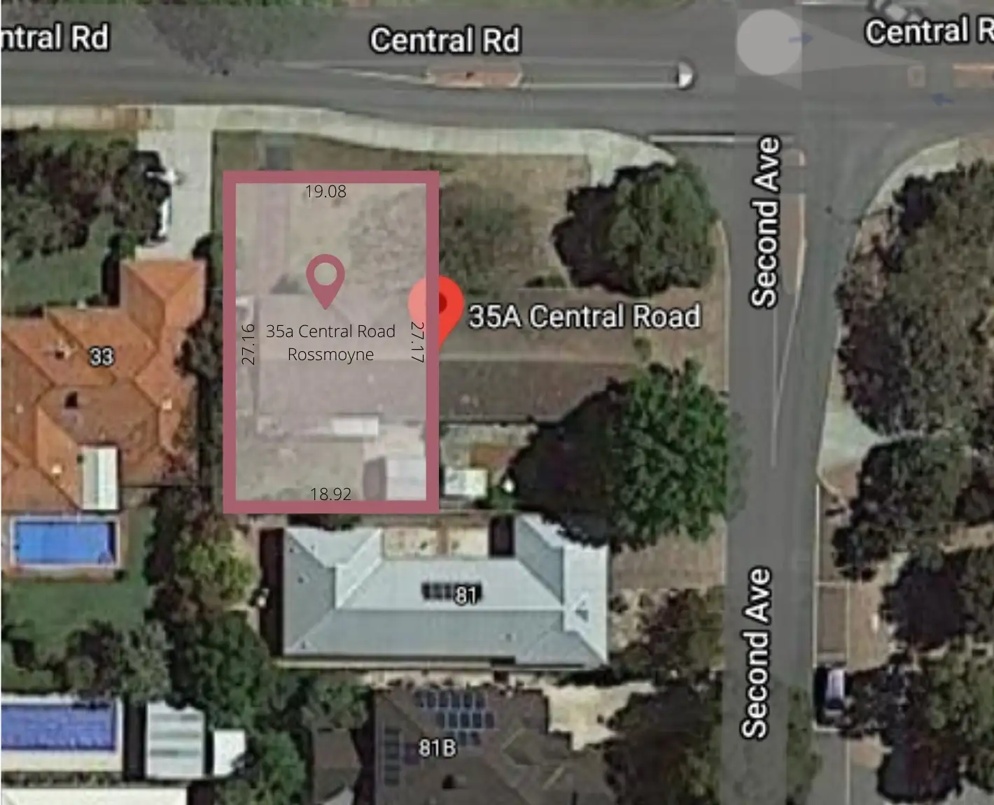 Main view of Homely land listing, 35A Central Road, Rossmoyne WA 6148