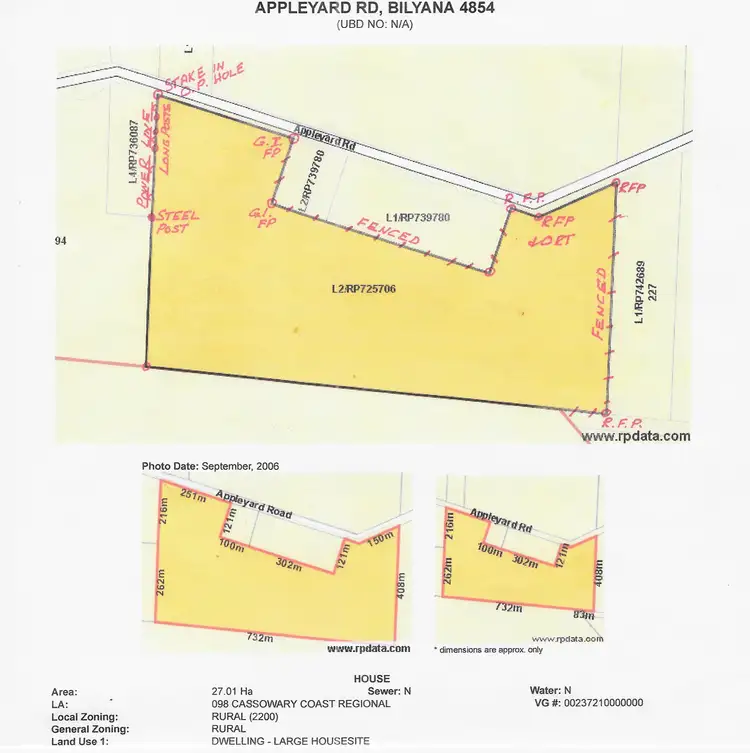 Third view of Homely land listing, LOT 2 Appleyard Rd, Bilyana QLD 4854