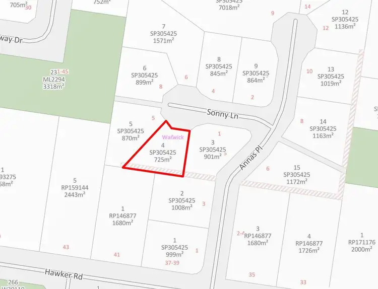 Main view of Homely land listing, Lot 4 Sonny Lane, Warwick QLD 4370