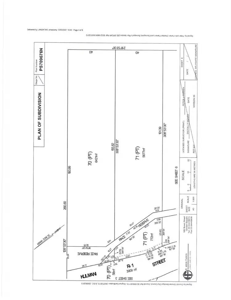 Seventh view of Homely land listing, LOT 71 Kulmani St, Jackass Flat VIC 3556