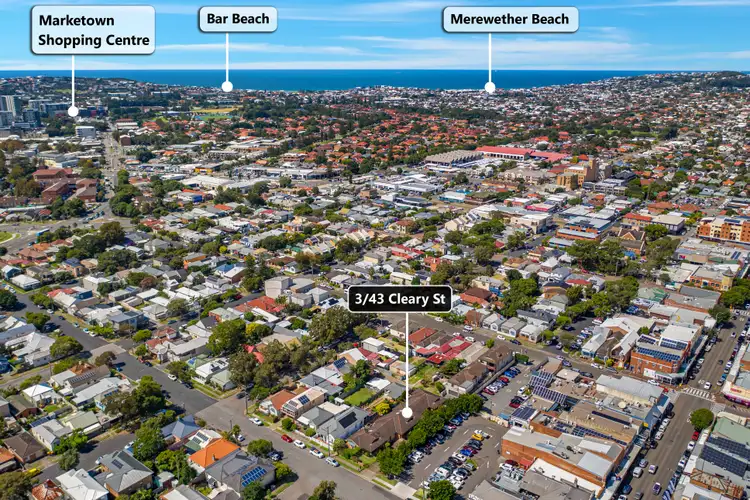 Main view of Homely unit listing, Unit 3/43 Cleary St, Hamilton NSW 2303