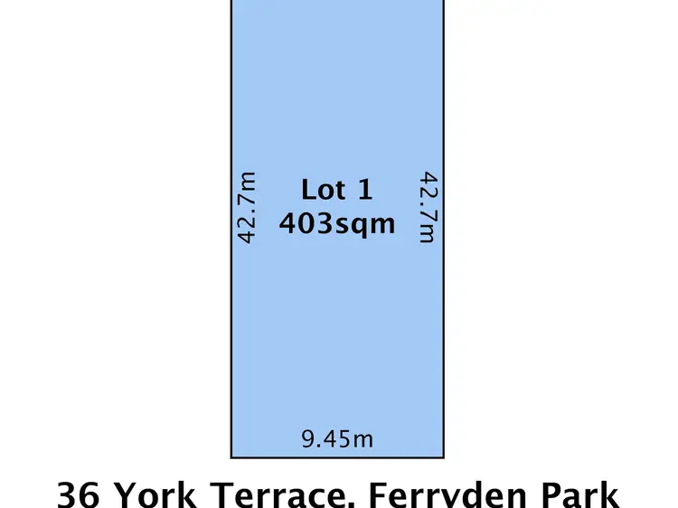 Main view of Homely land listing, Lot 1, 36 York Terrace, Ferryden Park SA 5010