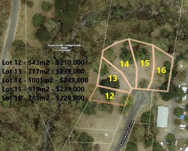 Main view of Homely land listing, Lot 12,13,14,15 &16 Bundaleer Dr, Halls Gap VIC 3381