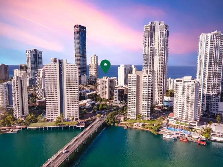 Second view of Homely apartment listing, Unit 605/67 Ferny Ave, Surfers Paradise QLD 4217