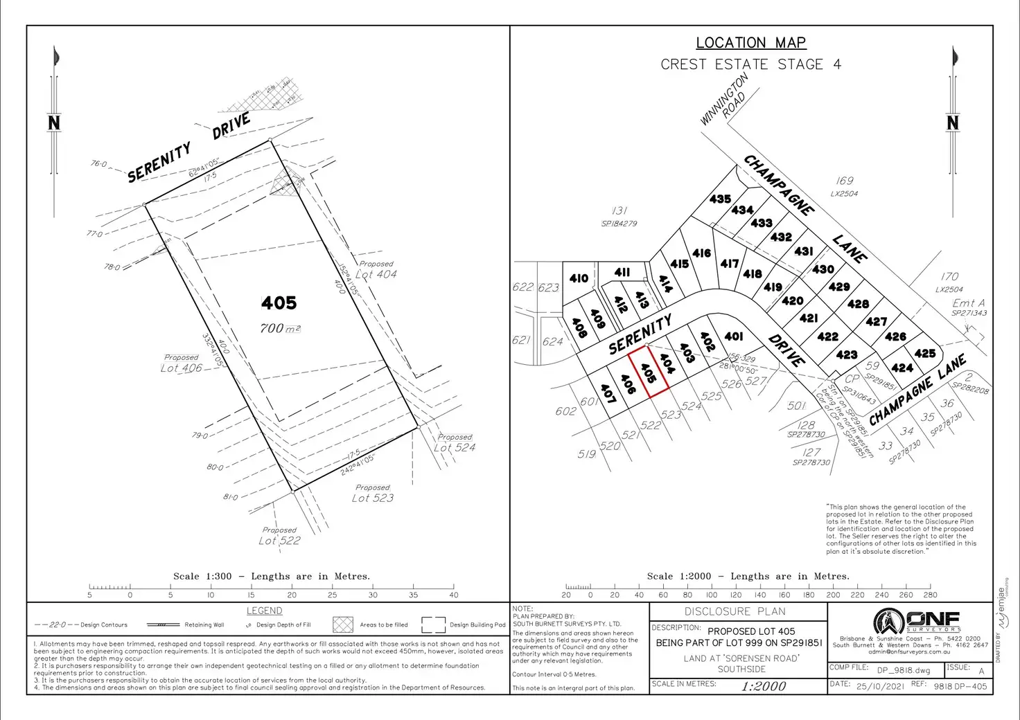 Main view of Homely land listing, Lot 405 Serenity Drive, Southside QLD 4570