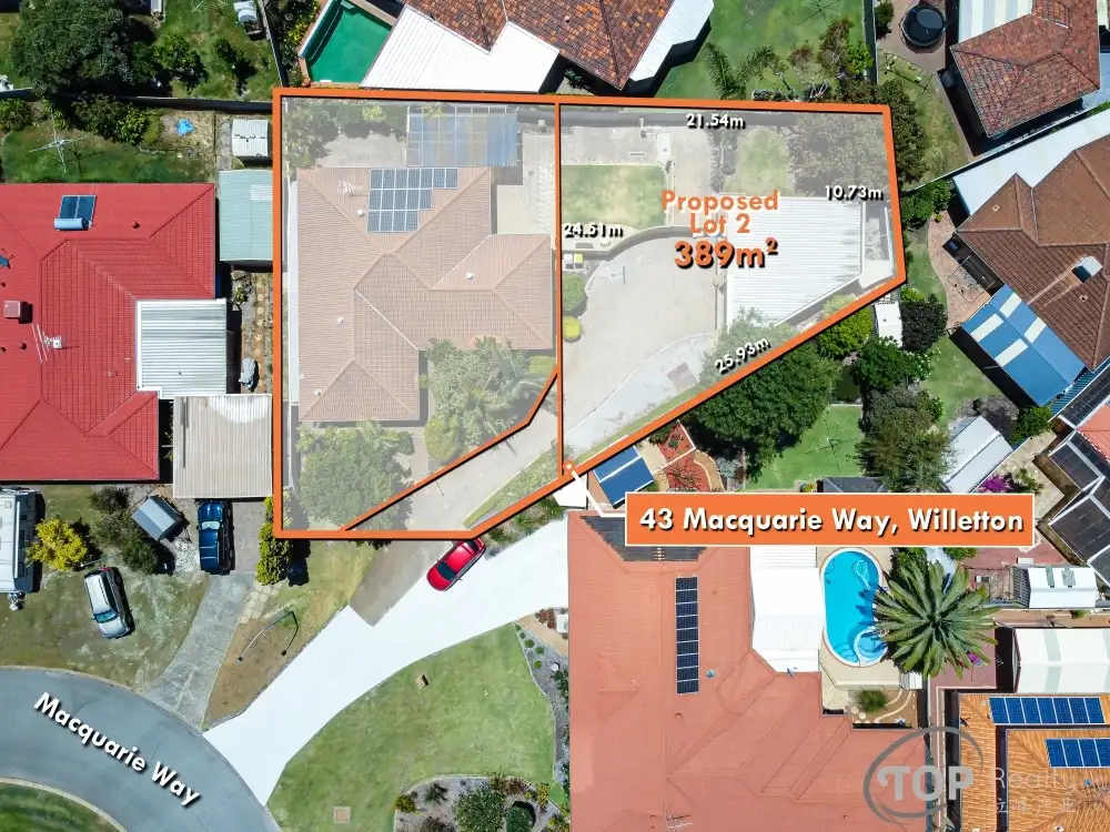 Main view of Homely land listing, 43A Macquarie Way, Willetton WA 6155