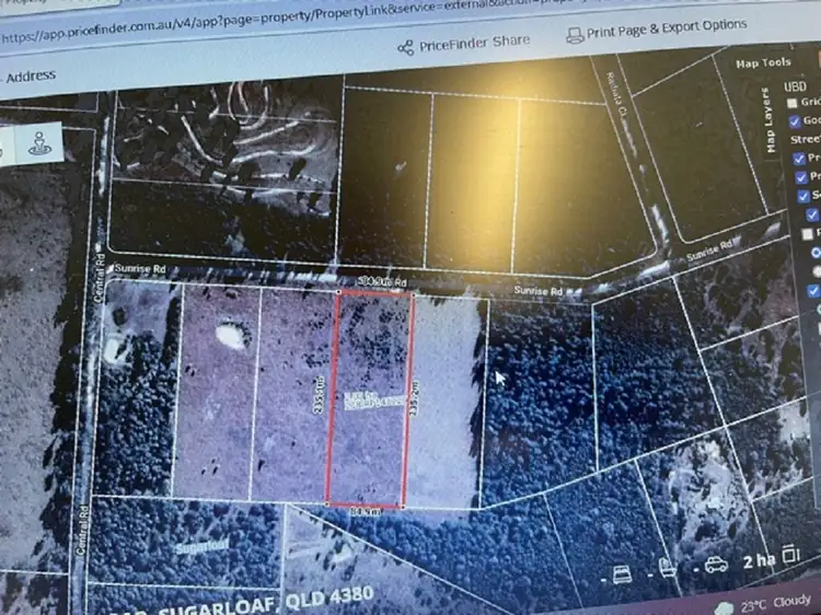 Third view of Homely land listing, Lot/218 Sunrise Road, Sugarloaf QLD 4380